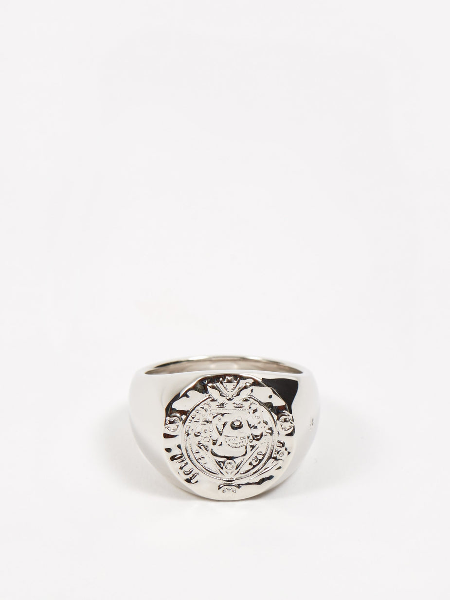 Tom Wood Tom Wood Silk Coin Ring - Sterling Silver - Silver