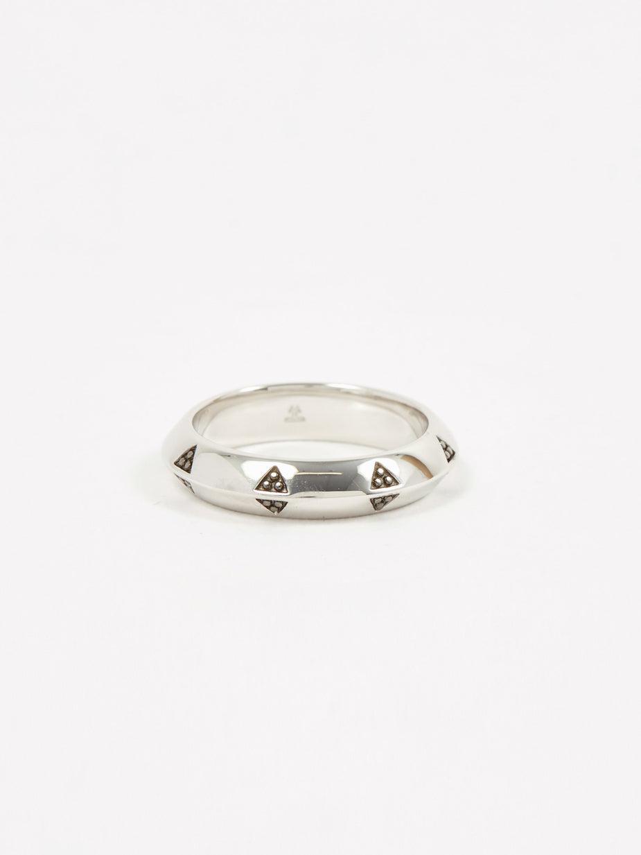 Tom Wood Tom Wood Viking Band Ring - Sterling Silver - Silver