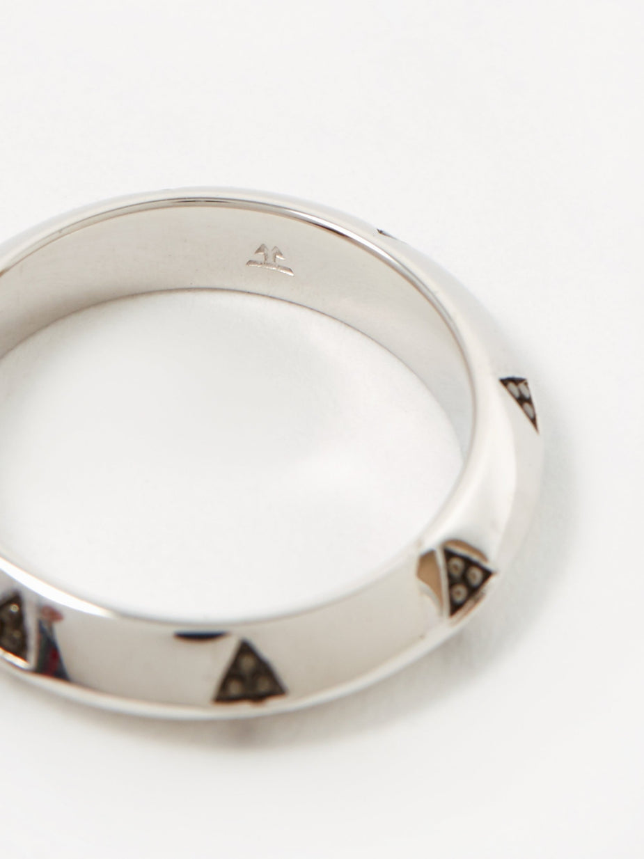 Tom Wood Tom Wood Viking Band Ring - Sterling Silver - Silver