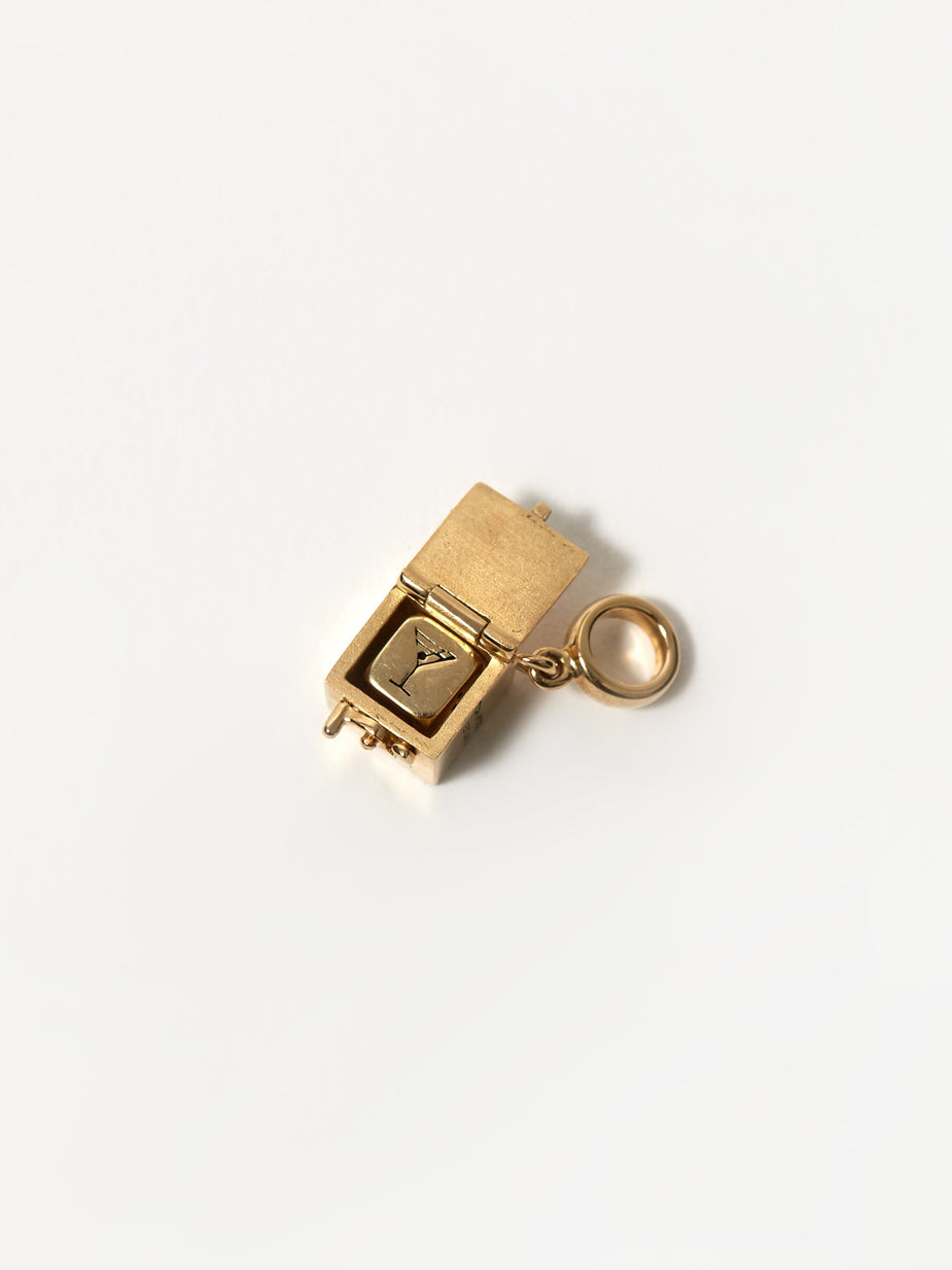 Tom Wood Tom Wood Box Charm - Gold - Gold