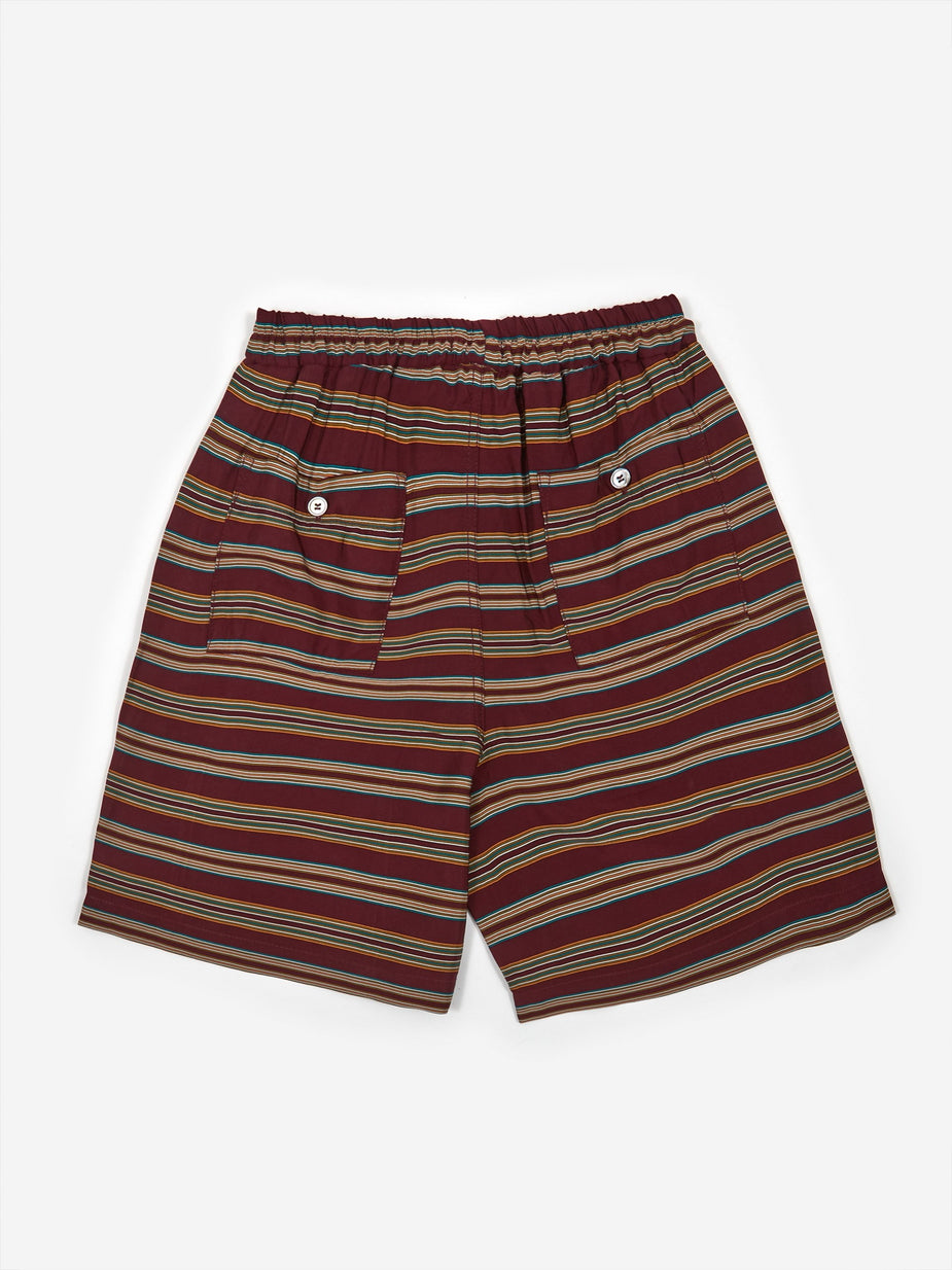 Très Bien Tres Bien Sports Short Acetate - Burgundy - Red