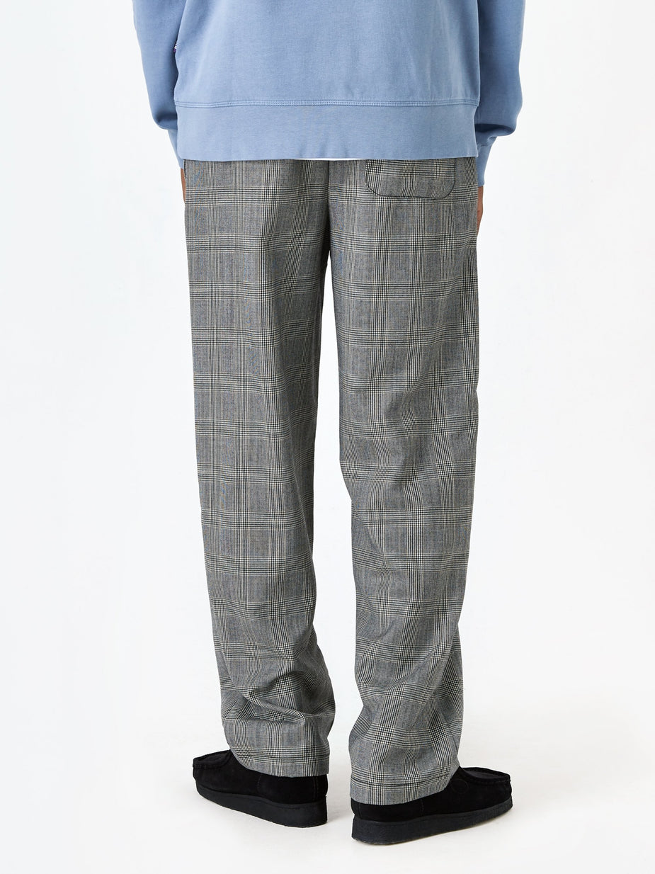 Très Bien Tres Bien x Sneeze Checked Wool Trouser - Grey - Grey