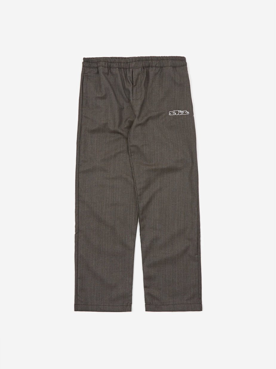 Très Bien Tres Bien x Sneeze Checked Wool Trouser - Navy - Blue