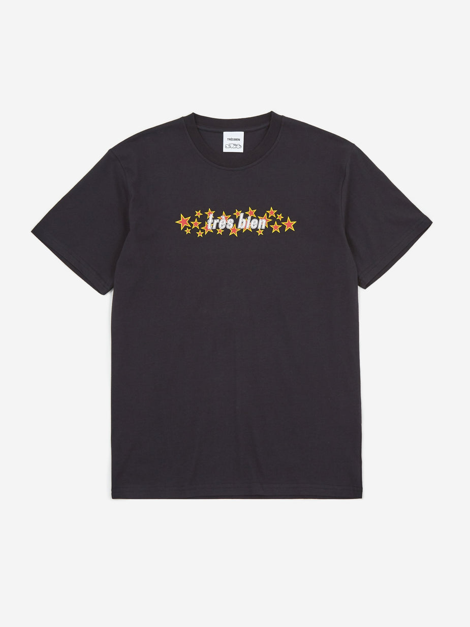 Très Bien Tres Bien x Sneeze Stunt T-Shirt - Navy - Blue