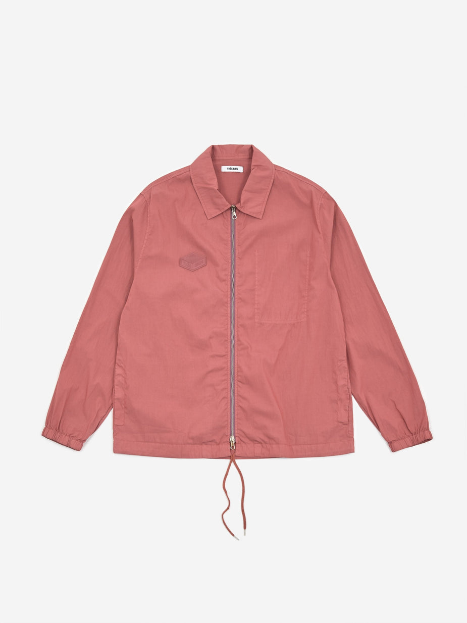 Très Bien Tres Bien Zip Overdye Jacket - Mauve - Other