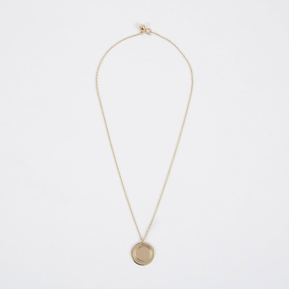 Trine Tuxen Trine Tuxen Logo Necklace - Gold - Gold