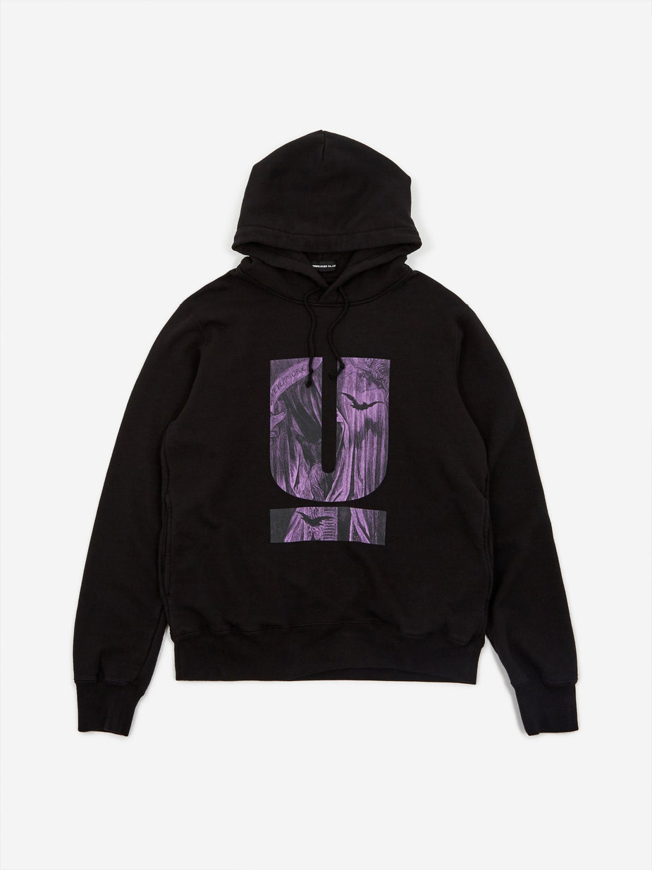 Undercover Undercover Hooded Sweatshirt (UCX4893-2) - Black - Black