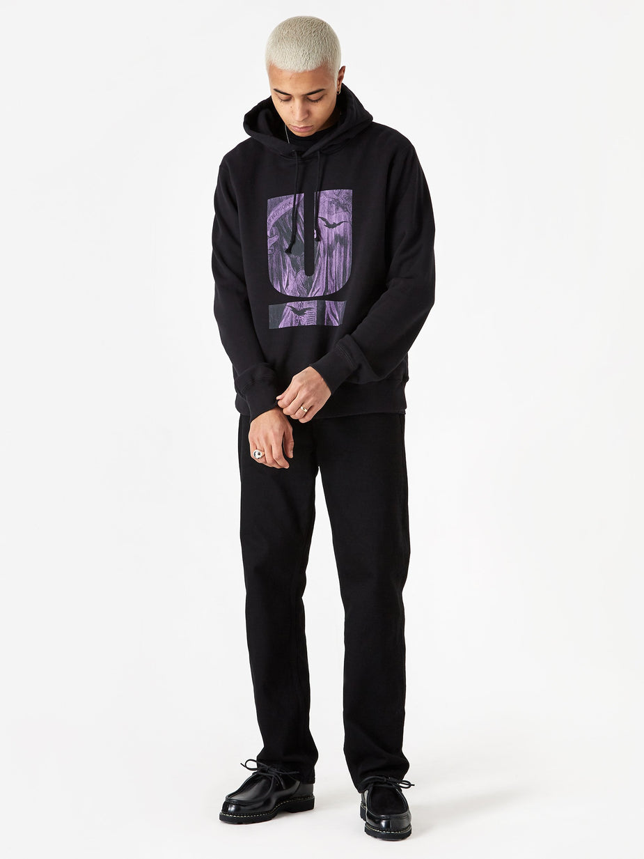 Undercover Undercover Hooded Sweatshirt (UCX4893-2) - Black - Black