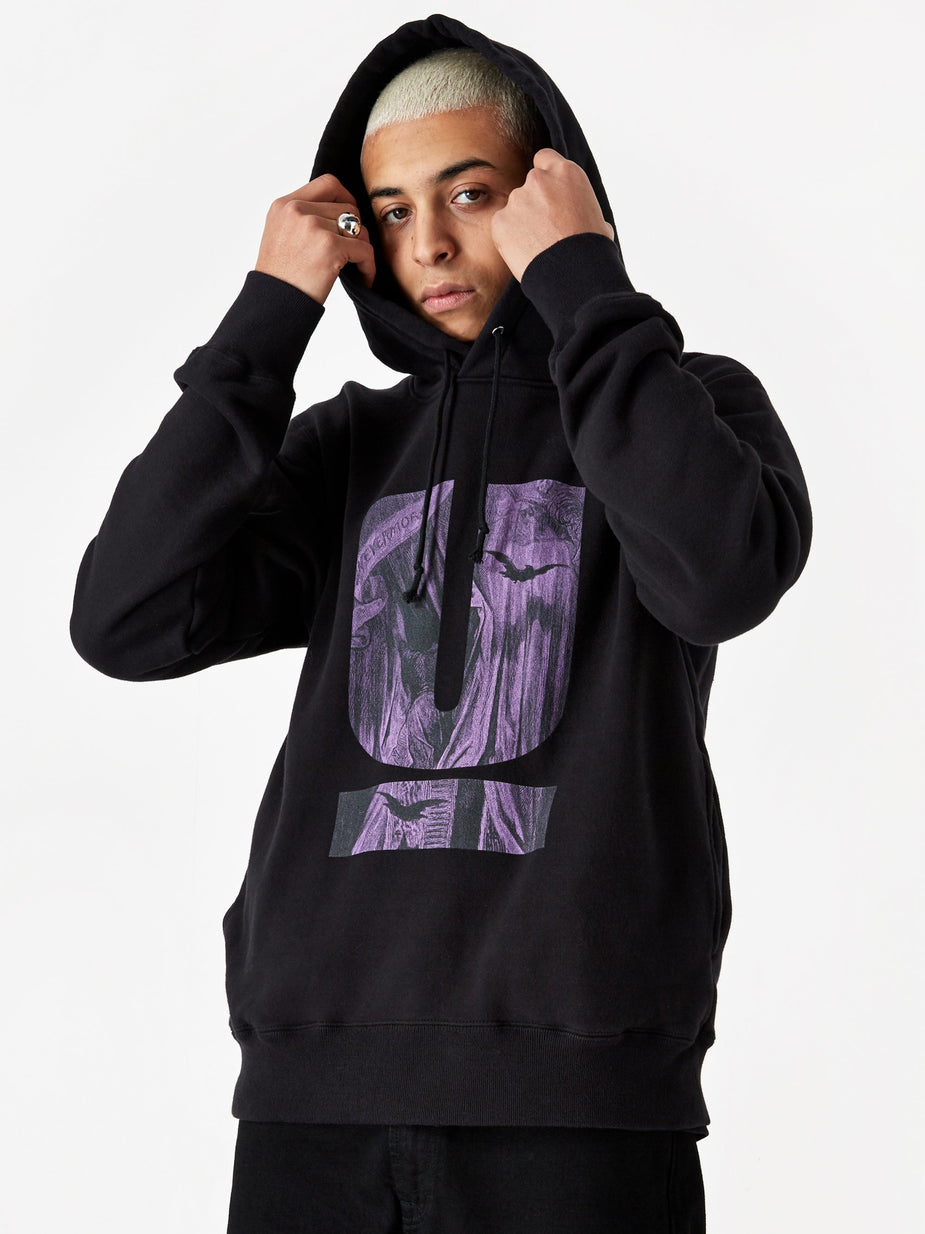 Undercover Undercover Hooded Sweatshirt (UCX4893-2) - Black - Black