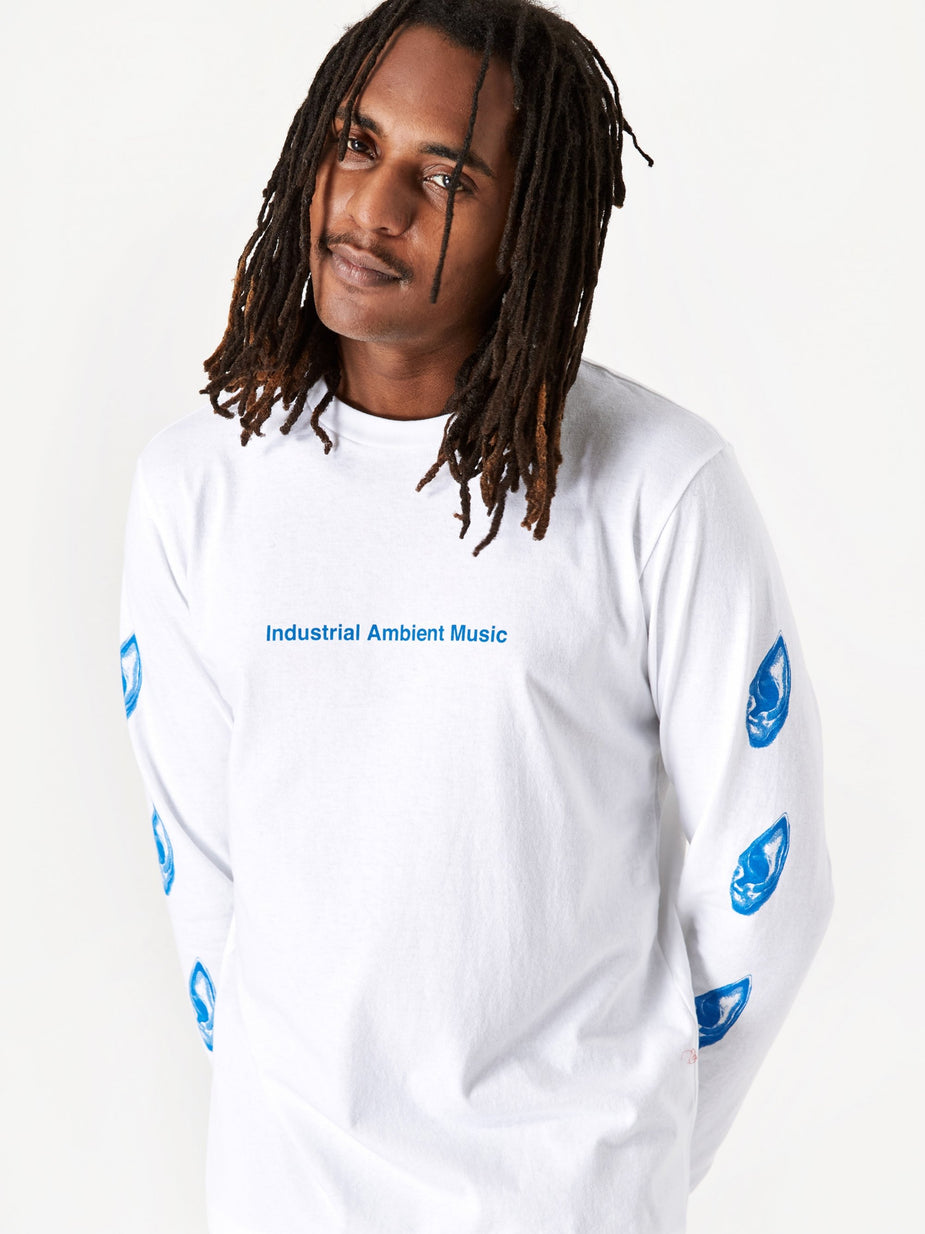 Undercover Undercover Industrial Ambient Music Longsleeve T-Shirt (UCX4891 - White - White
