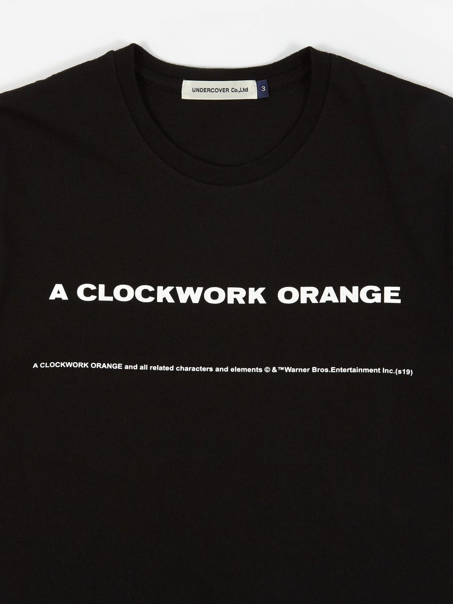 Undercover Undercover x A Clockwork Orange Shortsleeve T-Shirt (UCX3810) - Black - Black