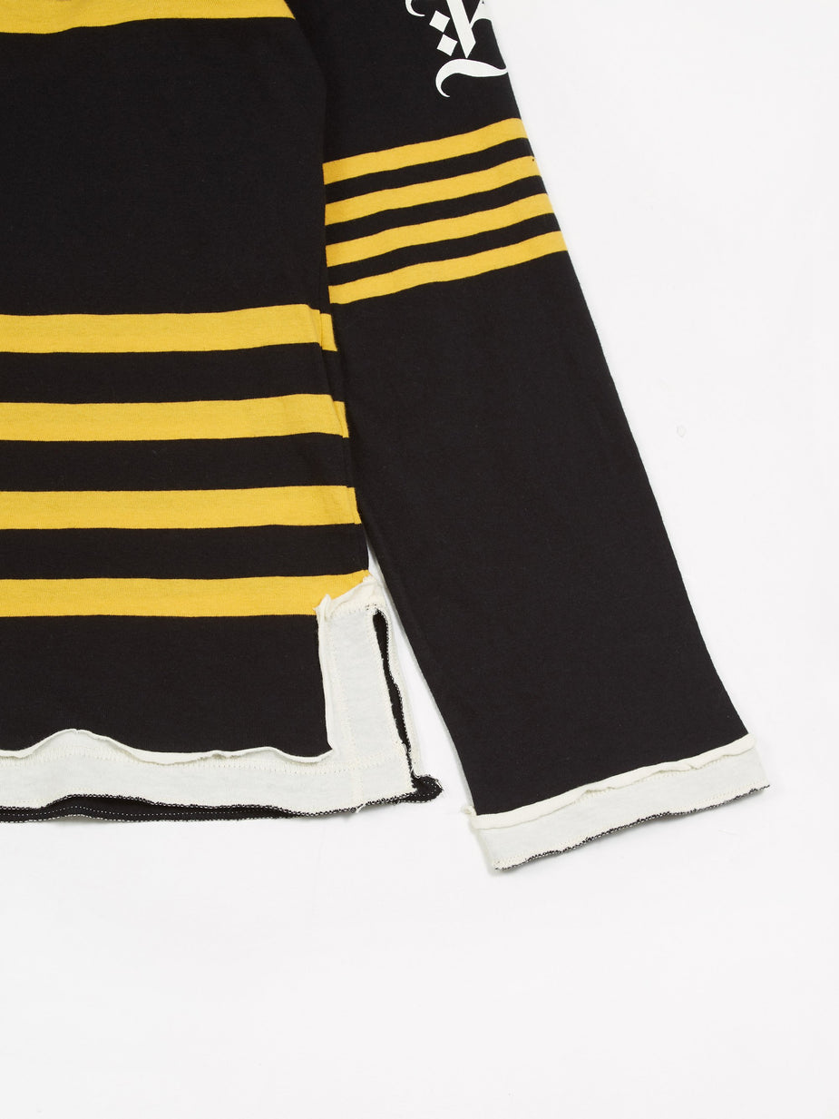 Undercover Undercover Striped Longsleeve T-Shirt UCW4813 - Yellow Border - Yellow