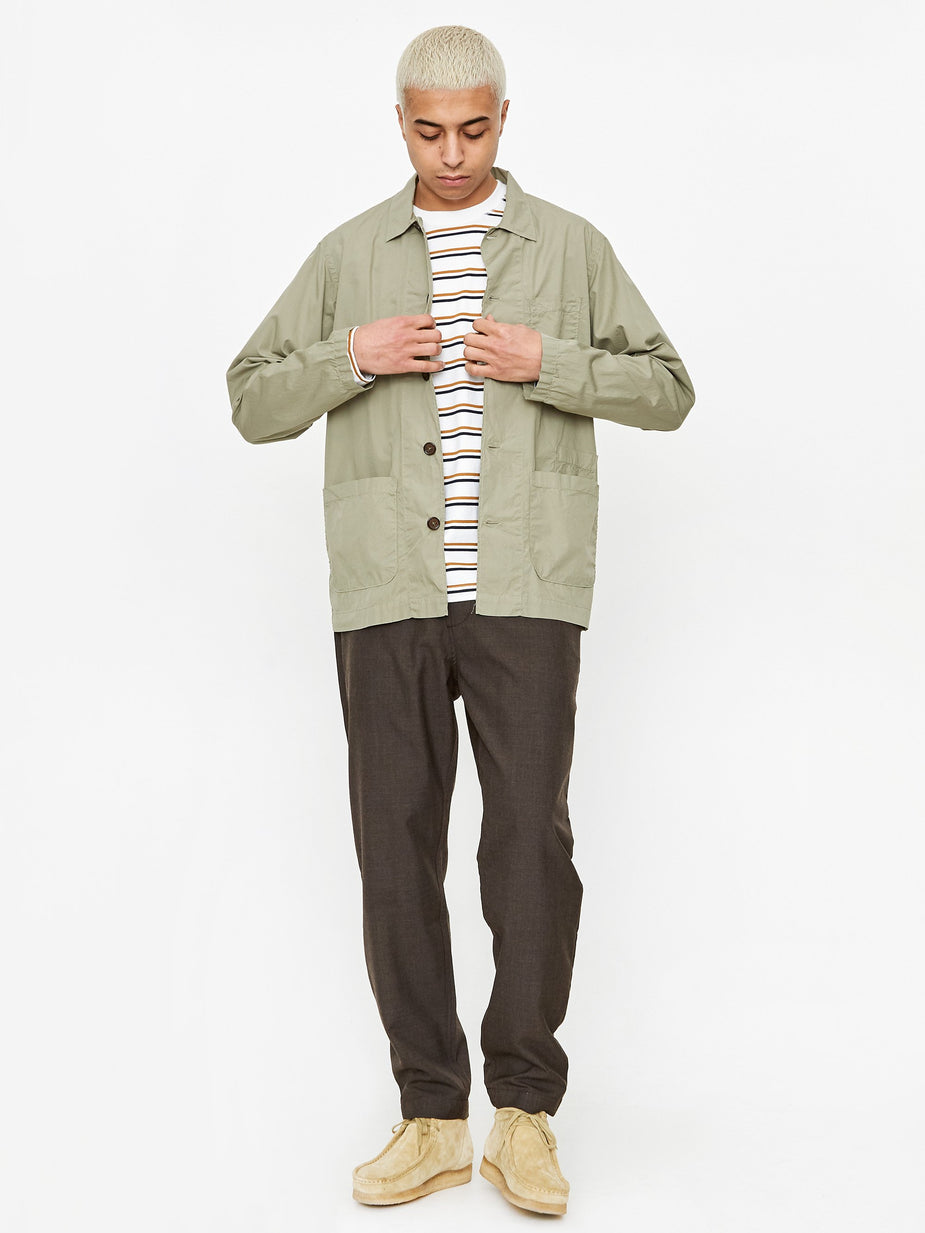 Universal Works Universal Works Bakers Overshirt - Poplin Laurel - Other