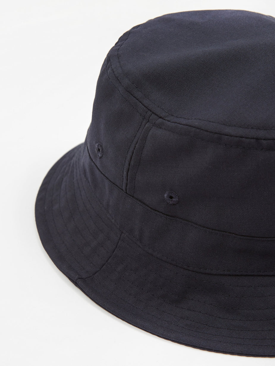 Universal Works Universal Works Bucket Hat - Tropical Suiting Navy - Blue