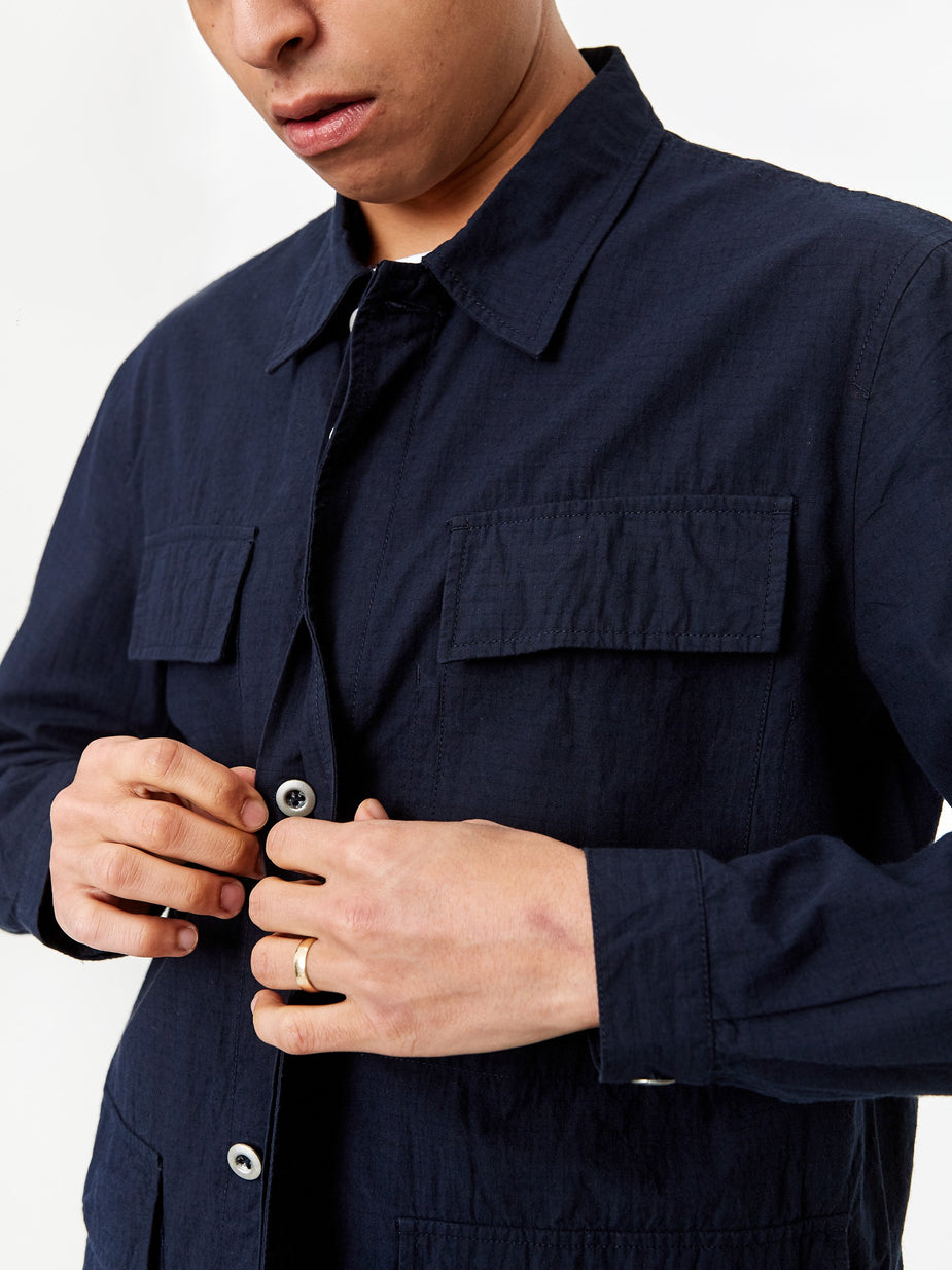 Universal Works Universal Works Fatigue Jacket - Navy - Blue