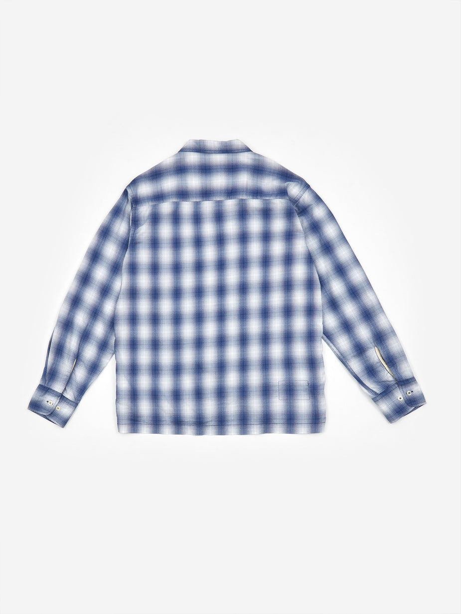 Universal Works Universal Works Garage Shirt II - Pepper Cotton Navy - Blue