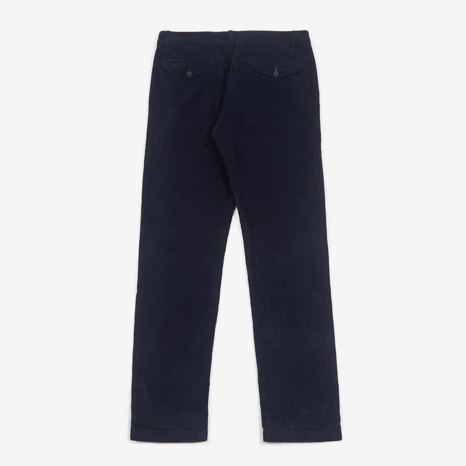 Universal Works Universal Works Aston Pant - Navy Cord - Blue