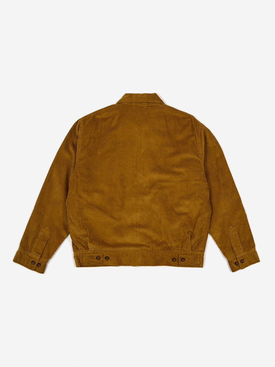 Universal Works Universal Works Rose Bowl Jacket - Mustard Cord - Yellow