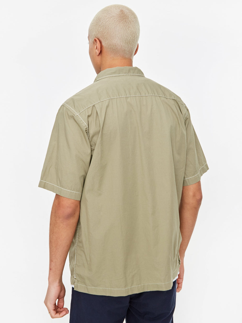 Universal Works Universal Works Utility Shortsleeve Shirt - Poplin Lauren - Other