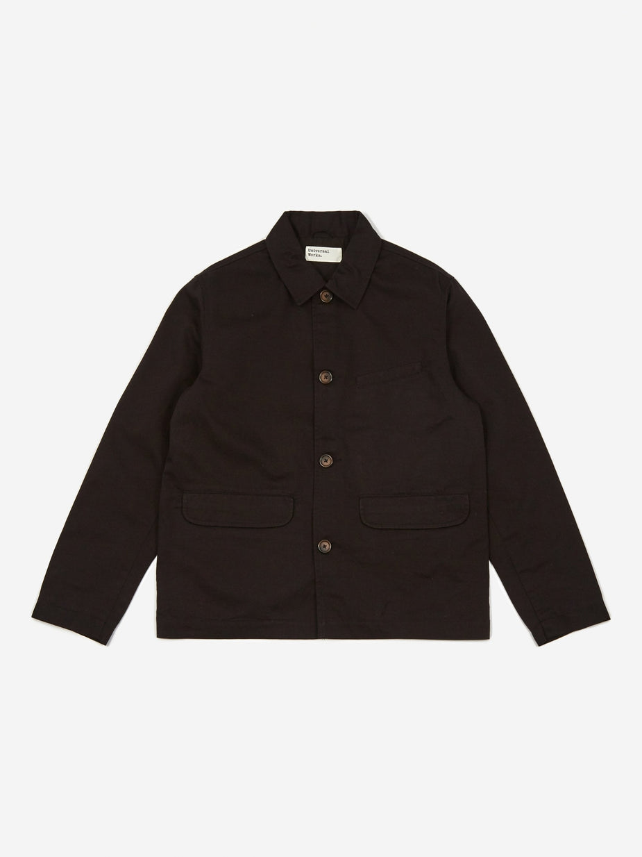 Universal Works Universal Works Warmus Jacket - Black - Black
