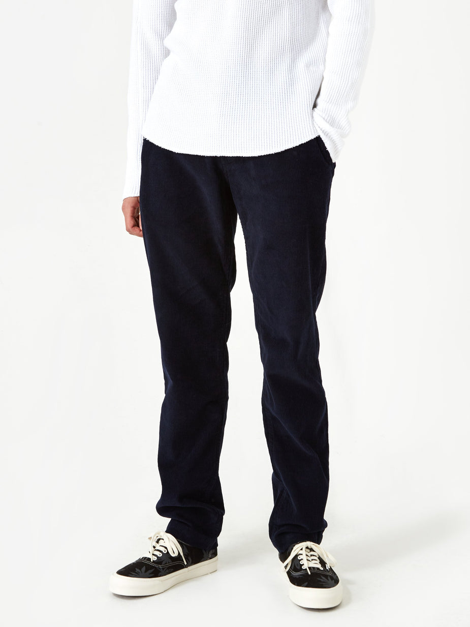 Universal Works Universal Works Aston Pant - Navy Cord - Blue