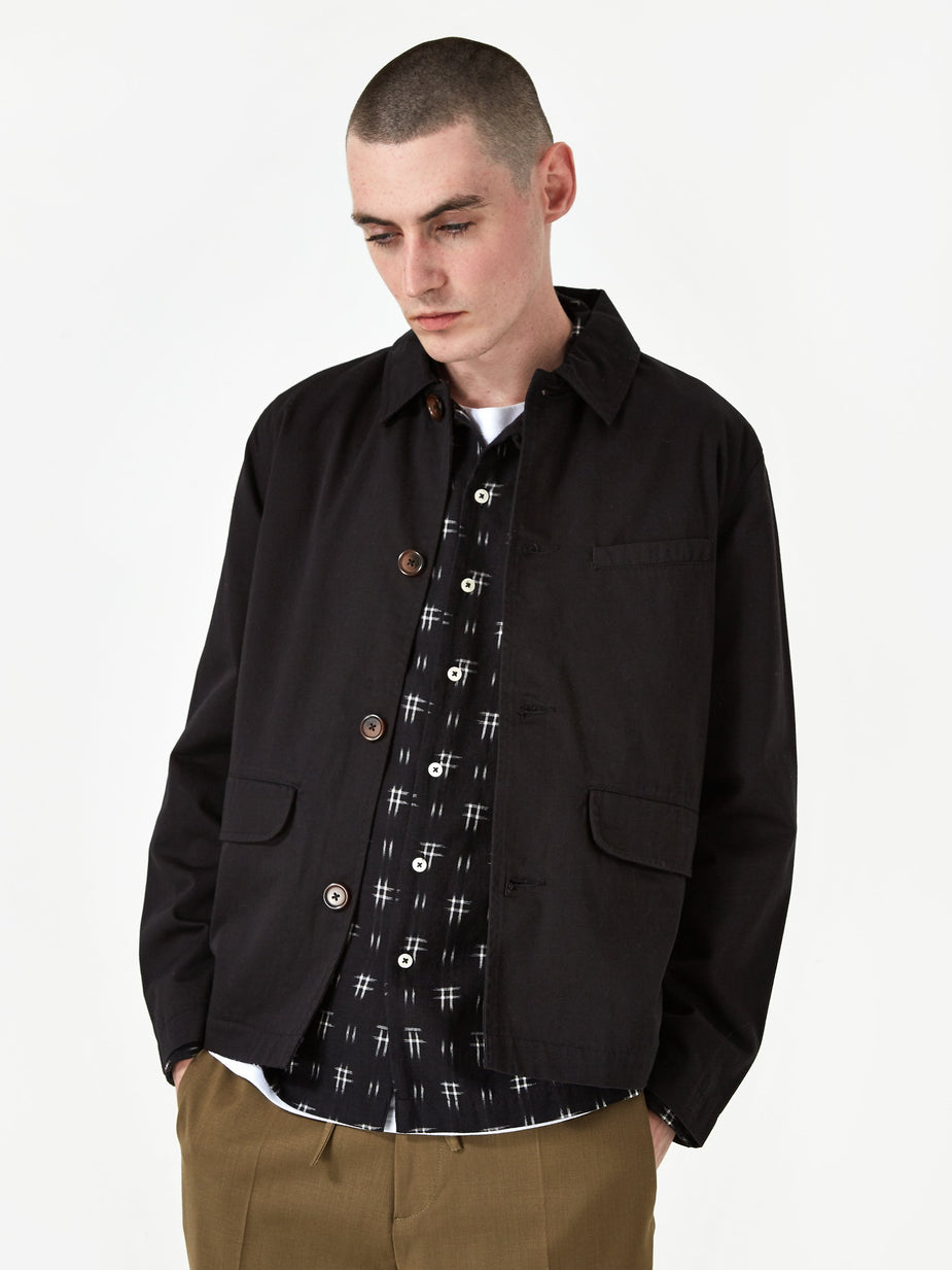 Universal Works Universal Works Warmus Jacket - Black - Black