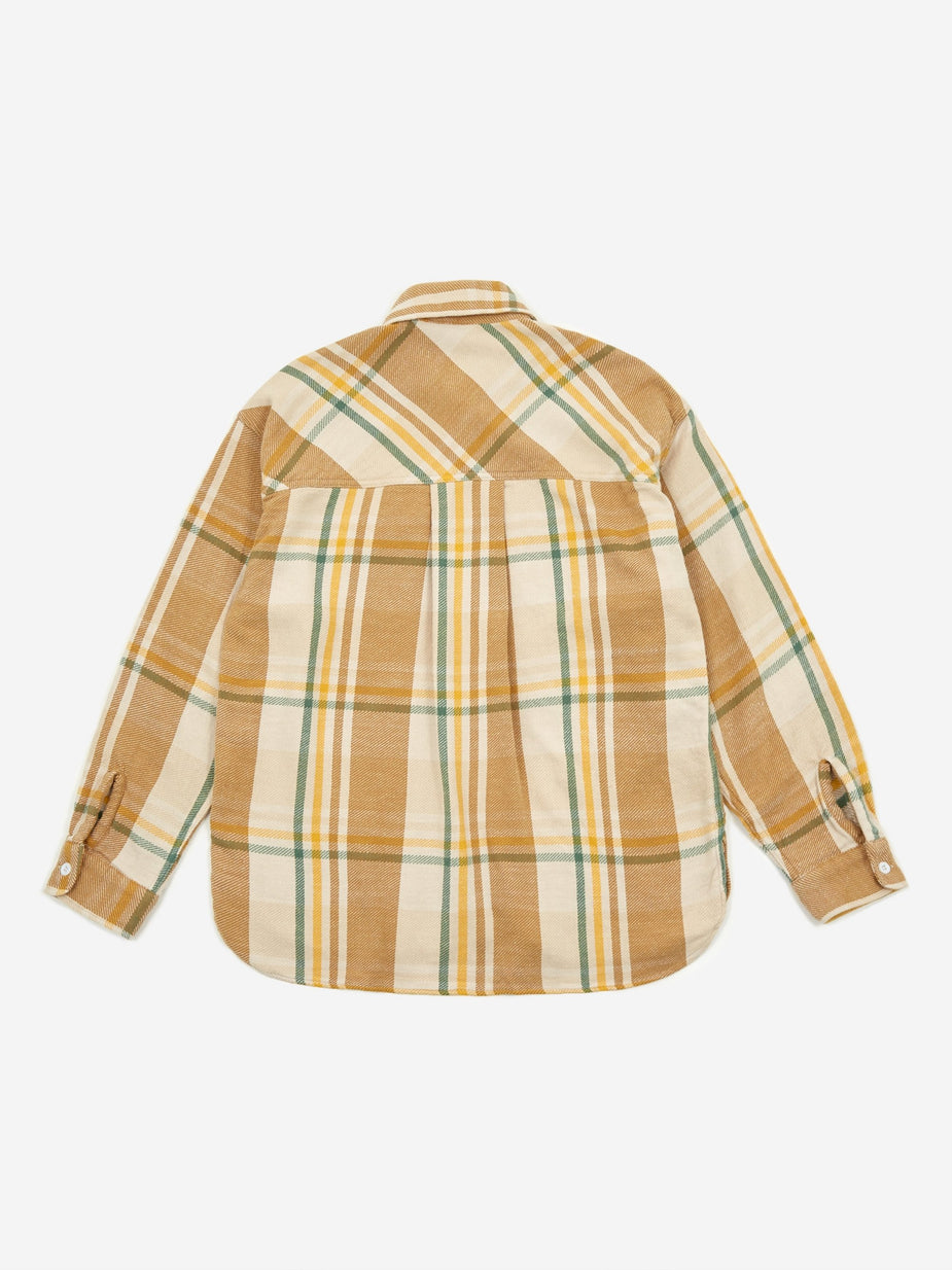 Unused Unused Checked Shirt - Beige - Other