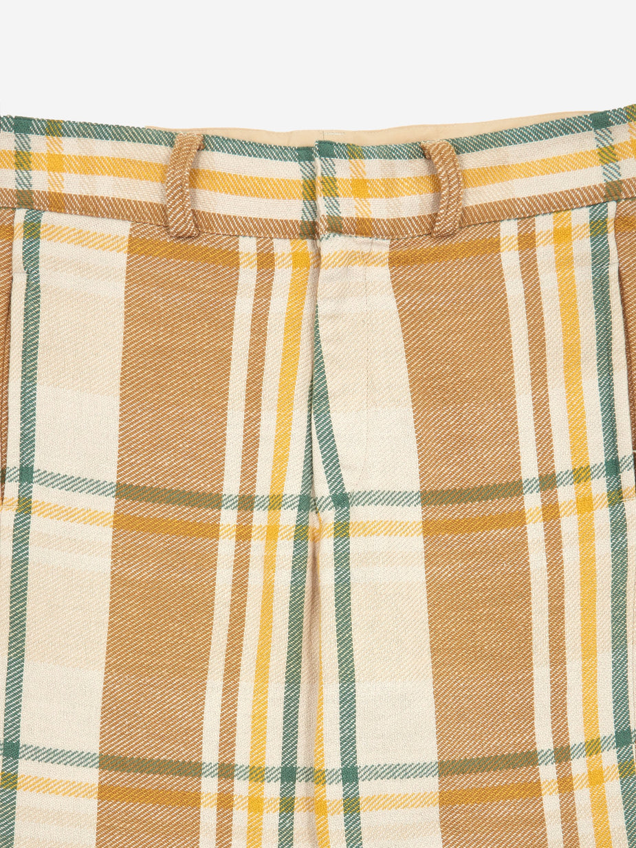 Unused Unused Checked Trouser - Beige - Other