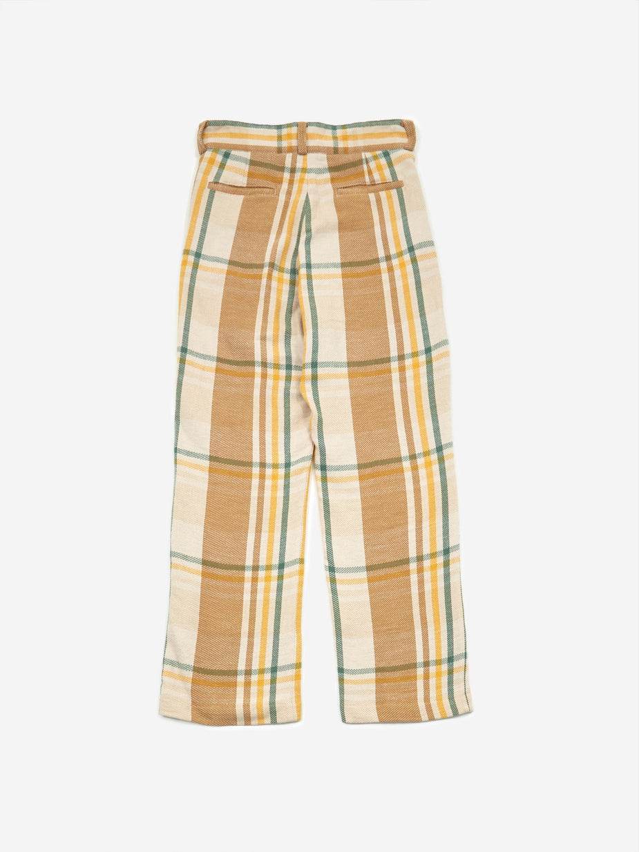Unused Unused Checked Trouser - Beige - Other