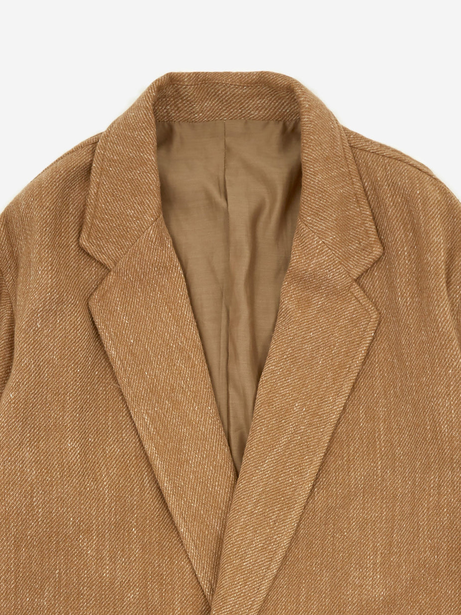 Unused Unused Oversized Coat - Beige - Other