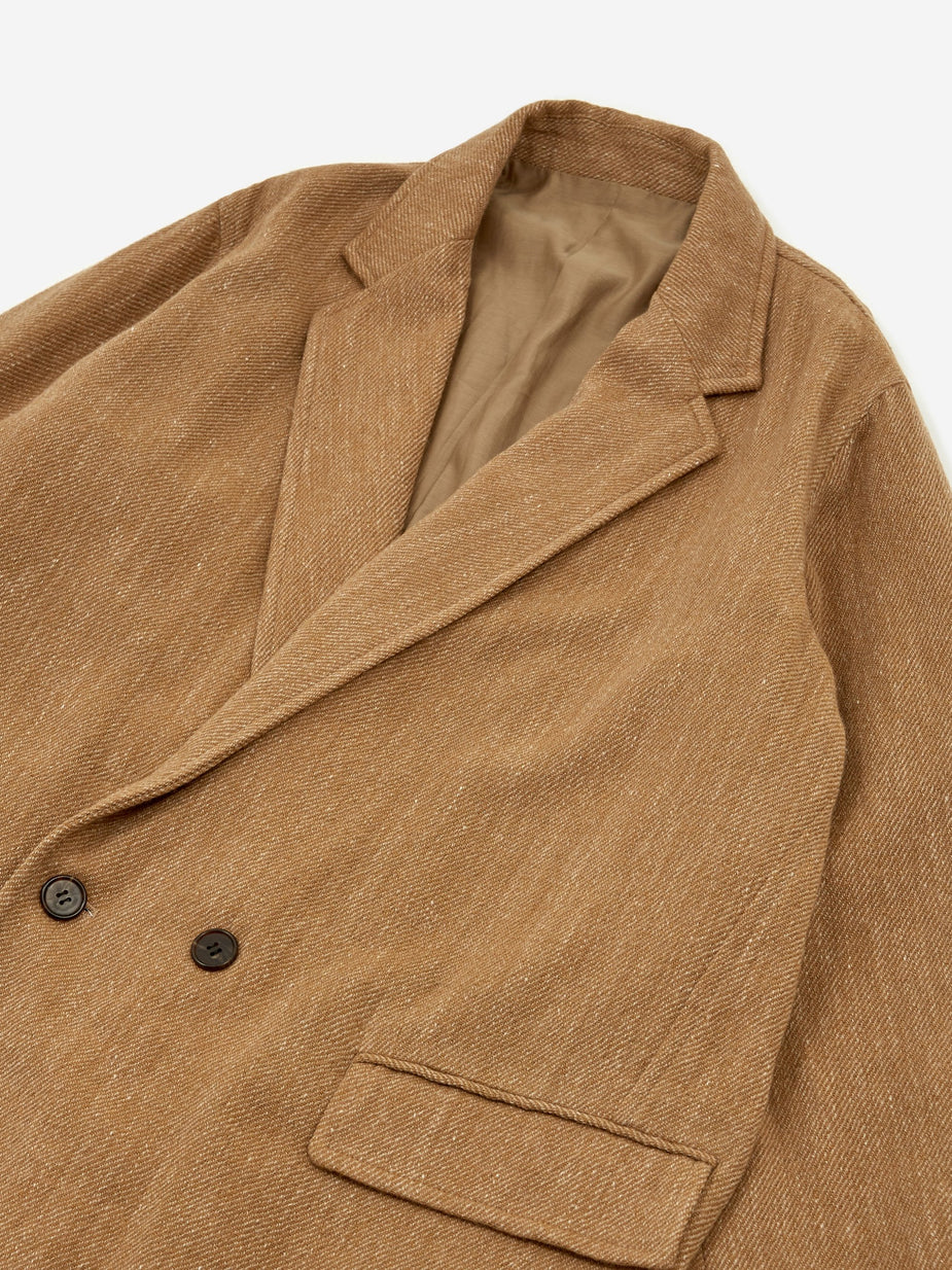 Unused Unused Oversized Coat - Beige - Other