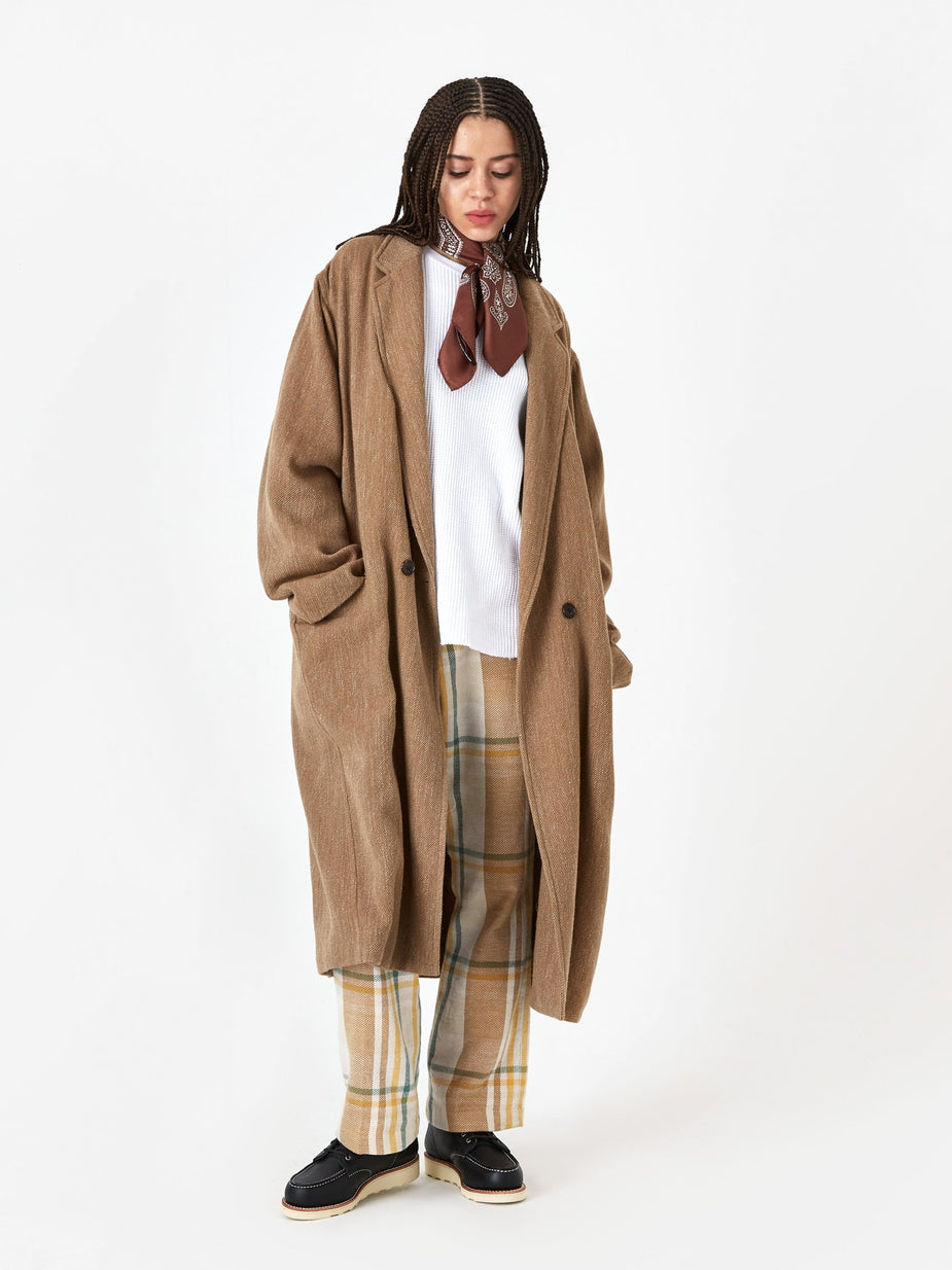 Unused Unused Oversized Coat - Beige - Other