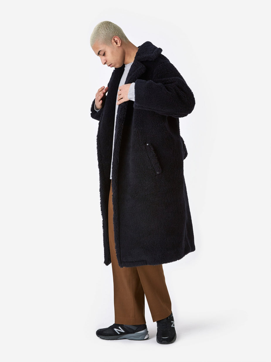 Unused Unused Oversized Coat (US1668) - Navy - Other