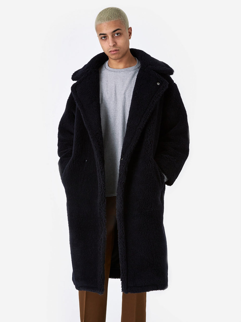 Unused Unused Oversized Coat (US1668) - Navy - Other