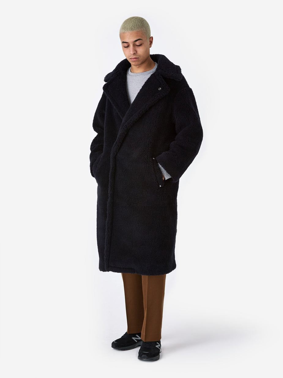 Unused Unused Oversized Coat (US1668) - Navy - Other