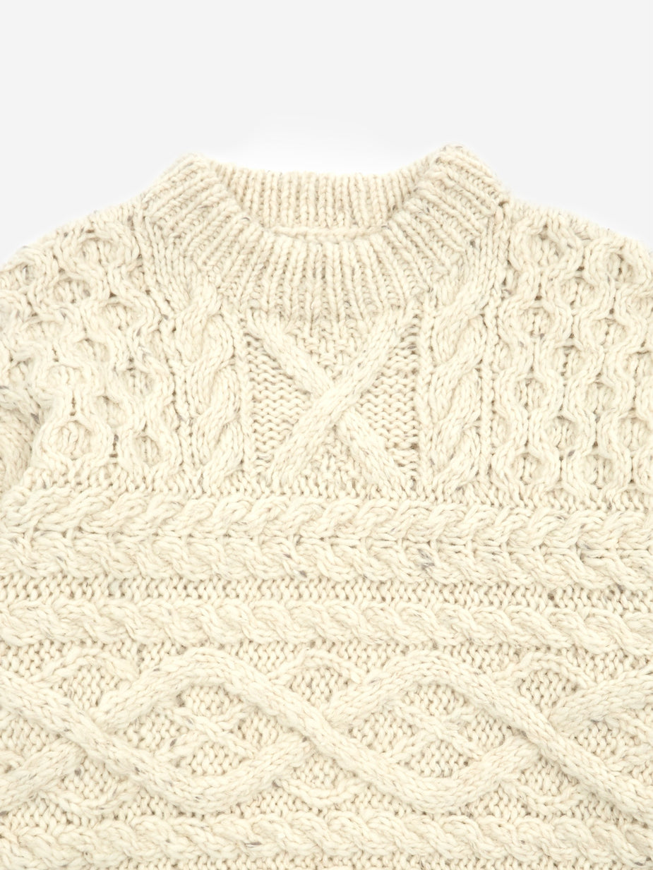 Unused Unused Oversized Knit Jumper - Off White - Other