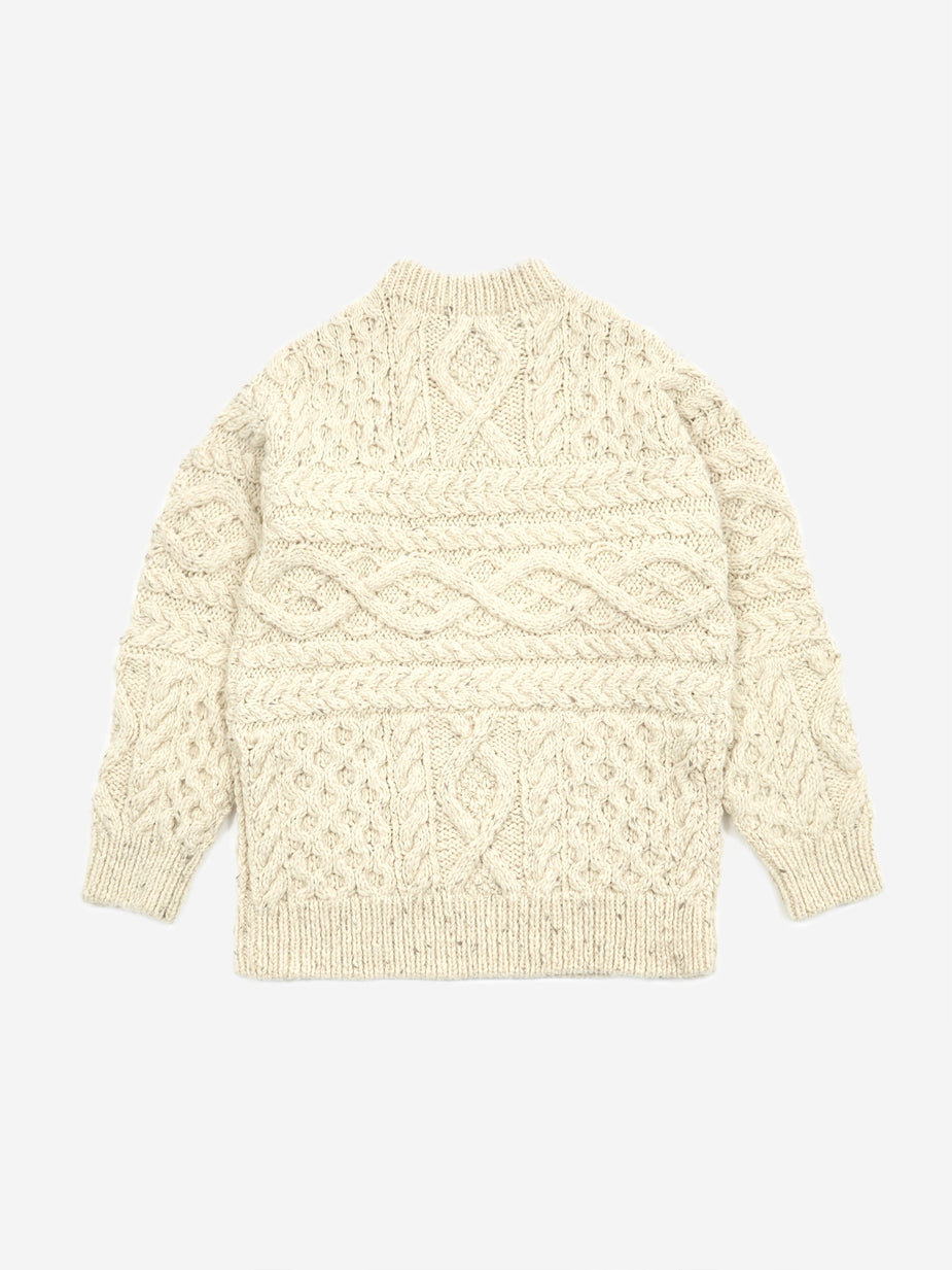 Unused Unused Oversized Knit Jumper - Off White - Other