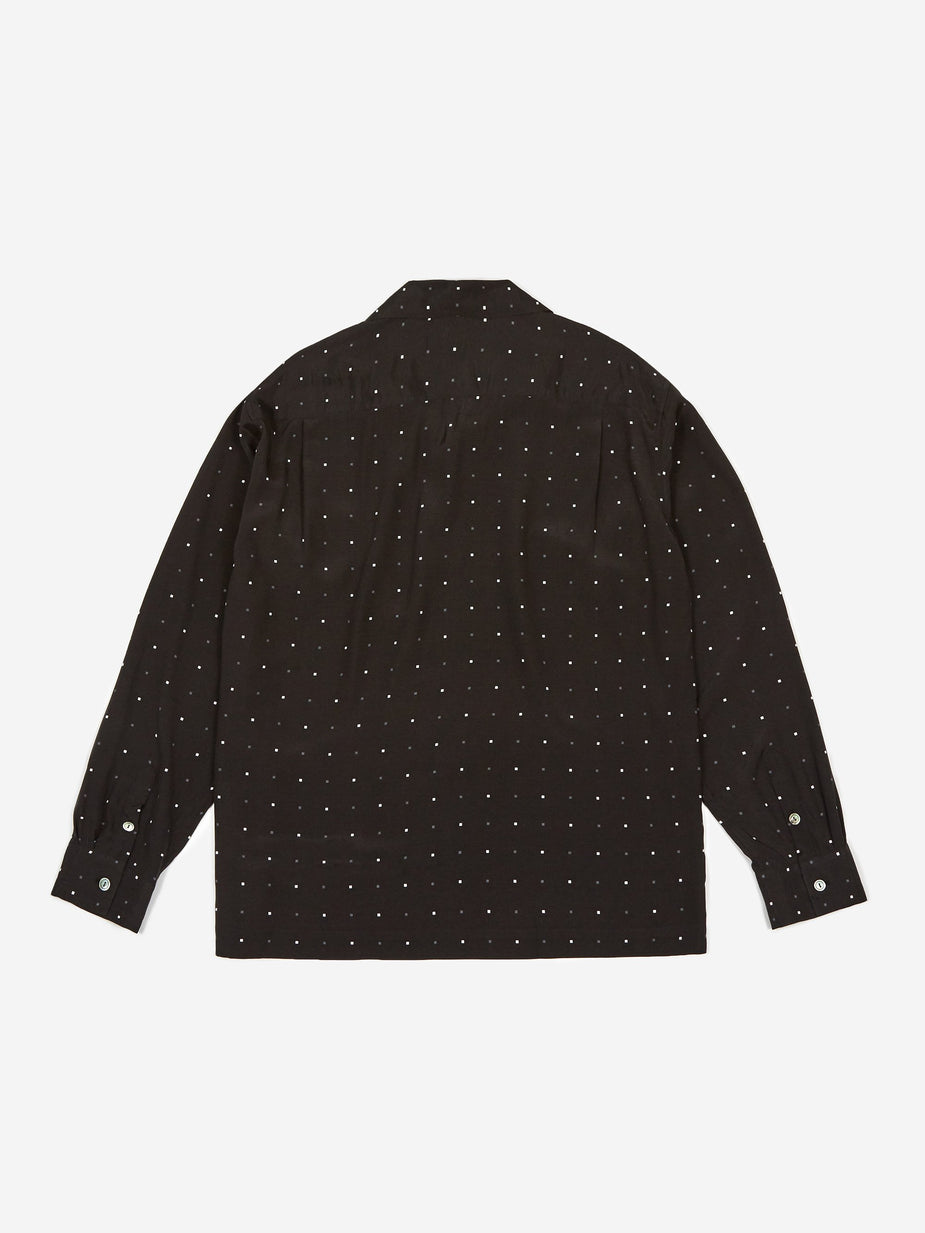 Unused Unused Printed Shirt - Black - Black