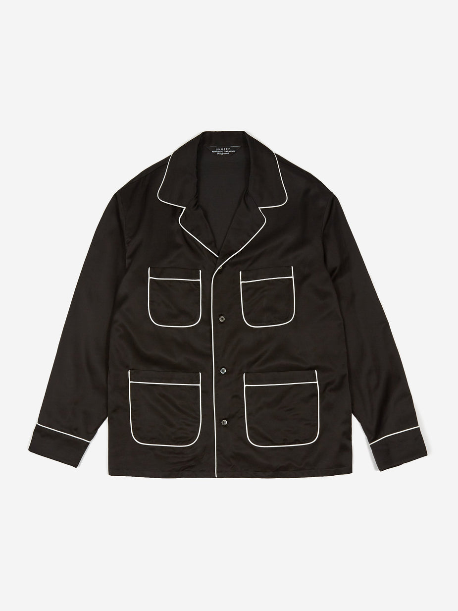 Unused Unused Pyjama Shirt - Black - Black