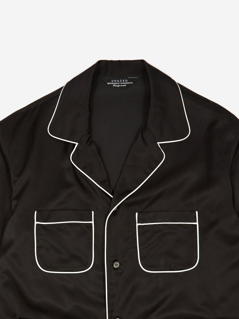 Unused Unused Pyjama Shirt - Black - Black