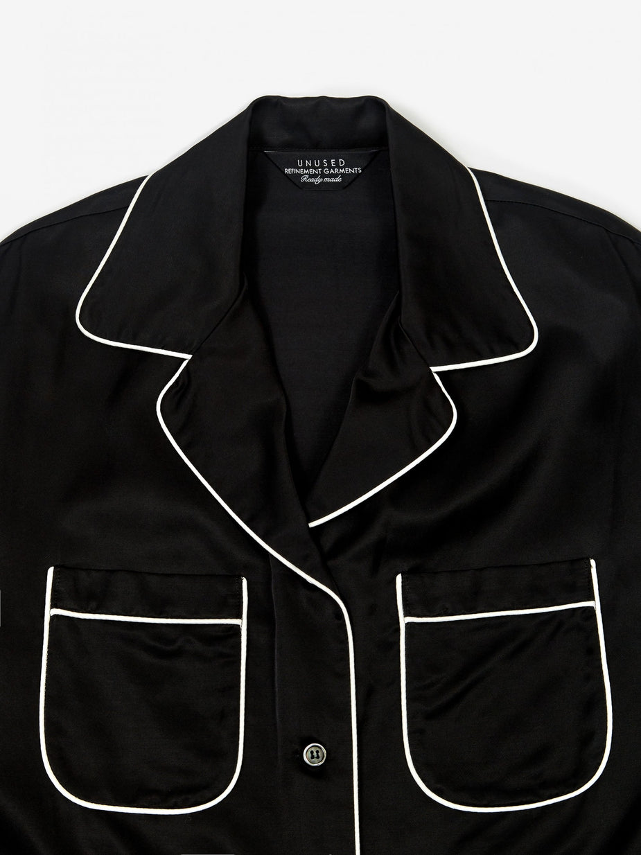 Unused Unused Pyjama Shirt - Black - Black