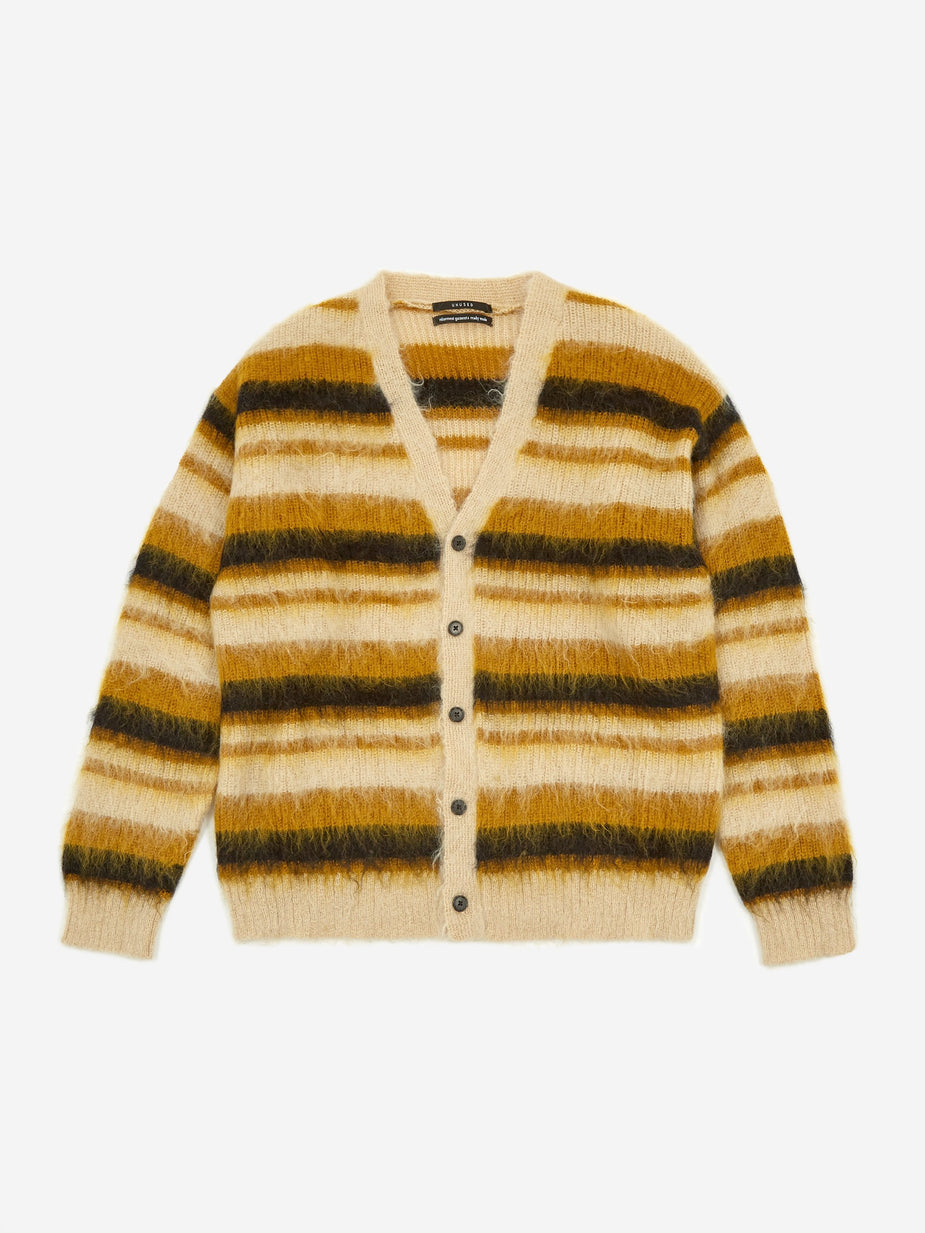 Unused Unused Striped Cardigan - Yellow Border - Other