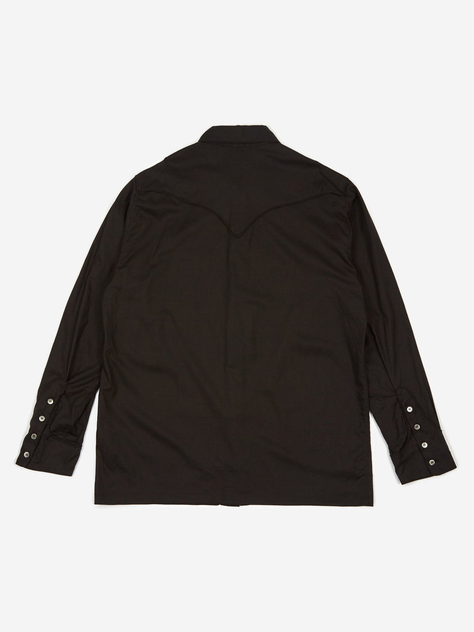 Unused Unused Western Shirt - Black - Black