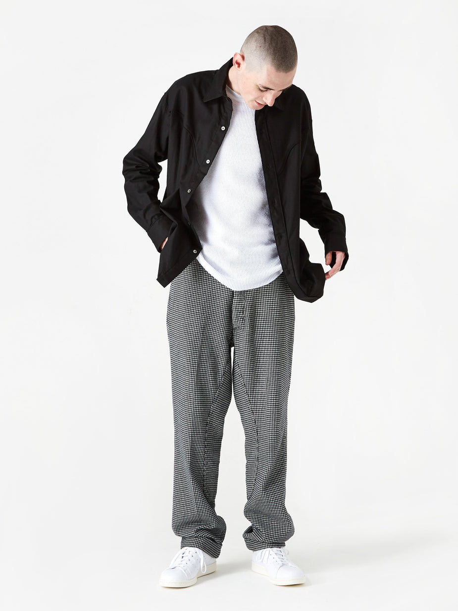 Unused Unused Western Shirt - Black - Black