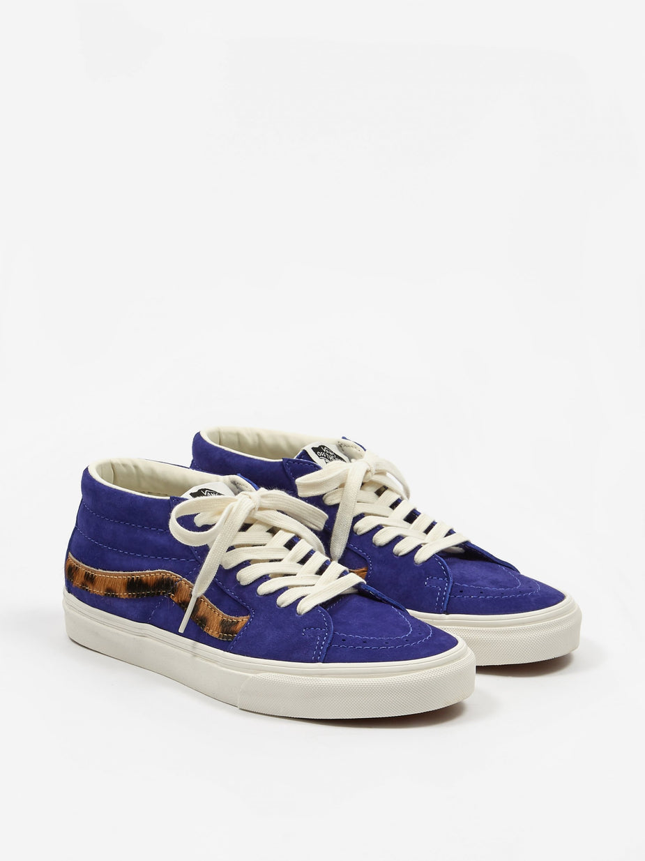 Vans Vans Sk8-Mid - Royal Blue/Calf Hair - Blue