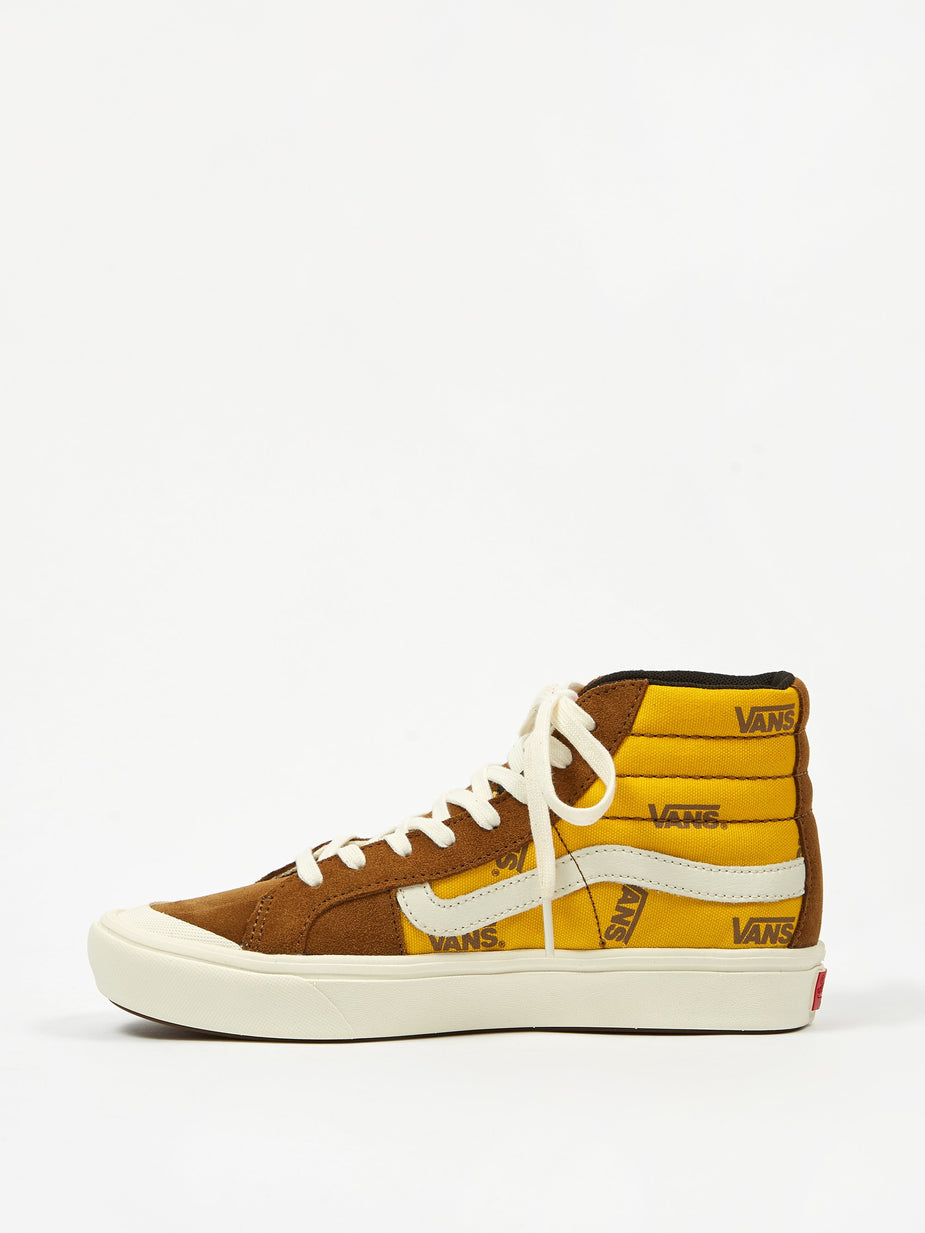 Vans Vans Comfycush Style 138 LX - (Suede/Canvas) Breen/Gold - Gold