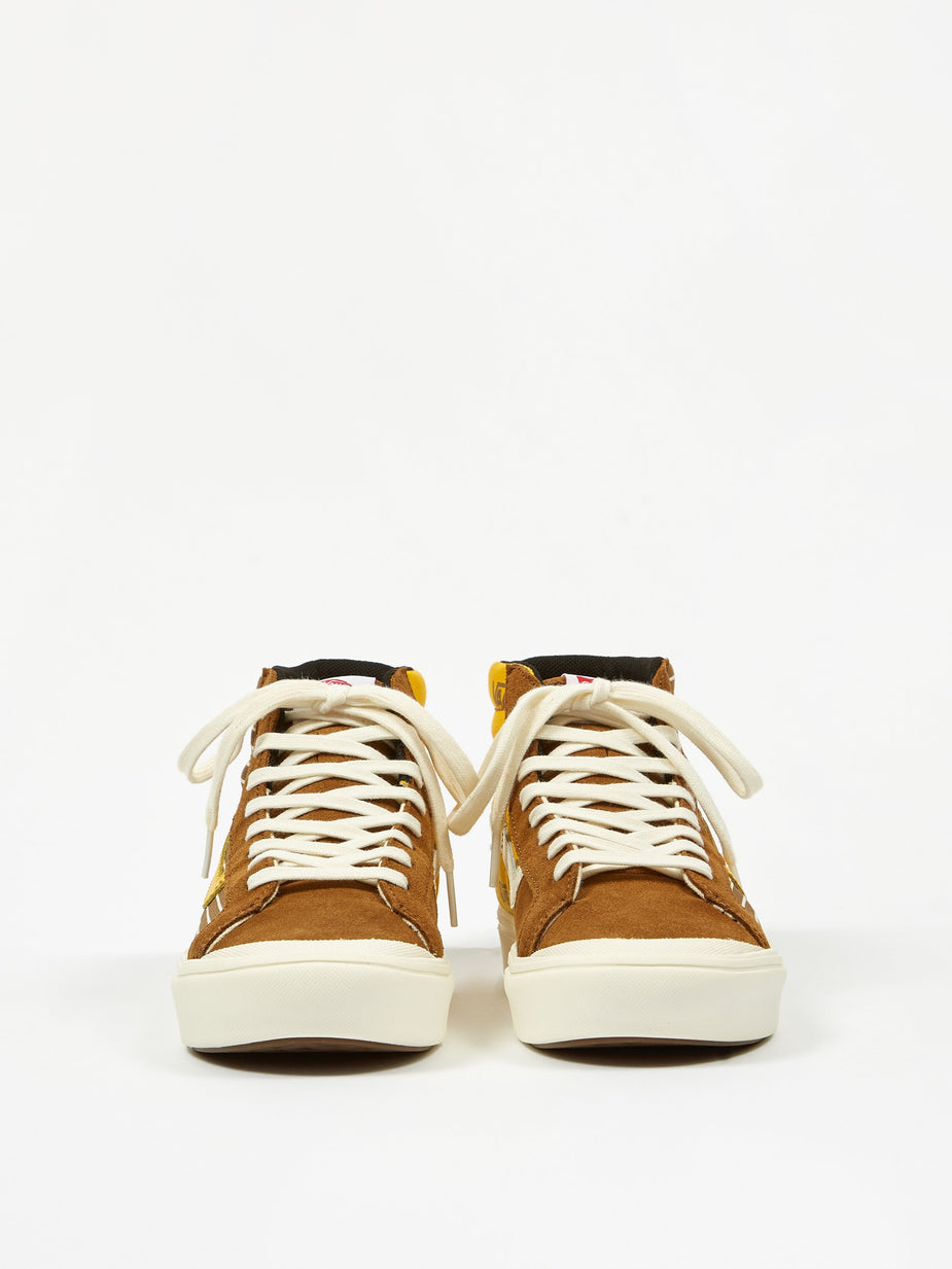 Vans Vans Comfycush Style 138 LX - (Suede/Canvas) Breen/Gold - Gold