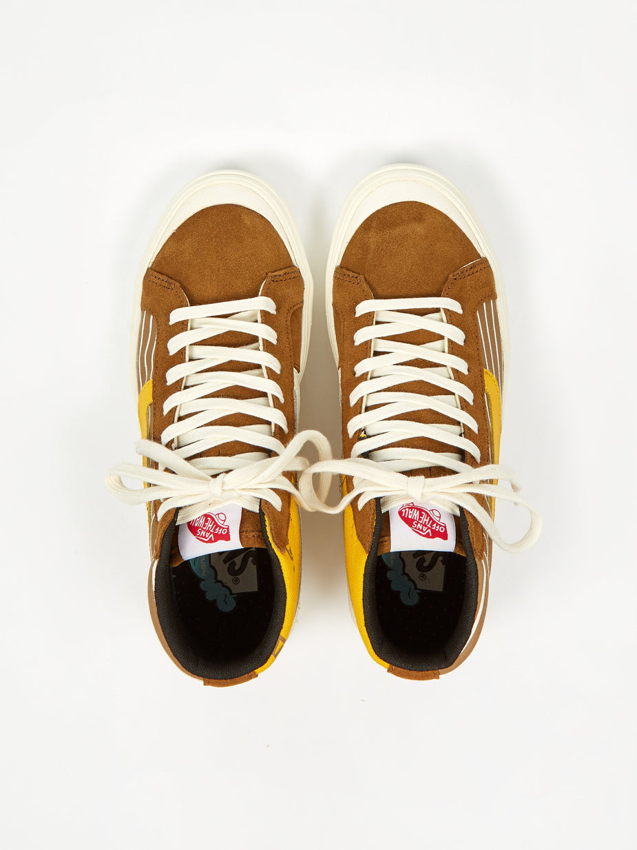 Vans Vans Comfycush Style 138 LX - (Suede/Canvas) Breen/Gold - Gold