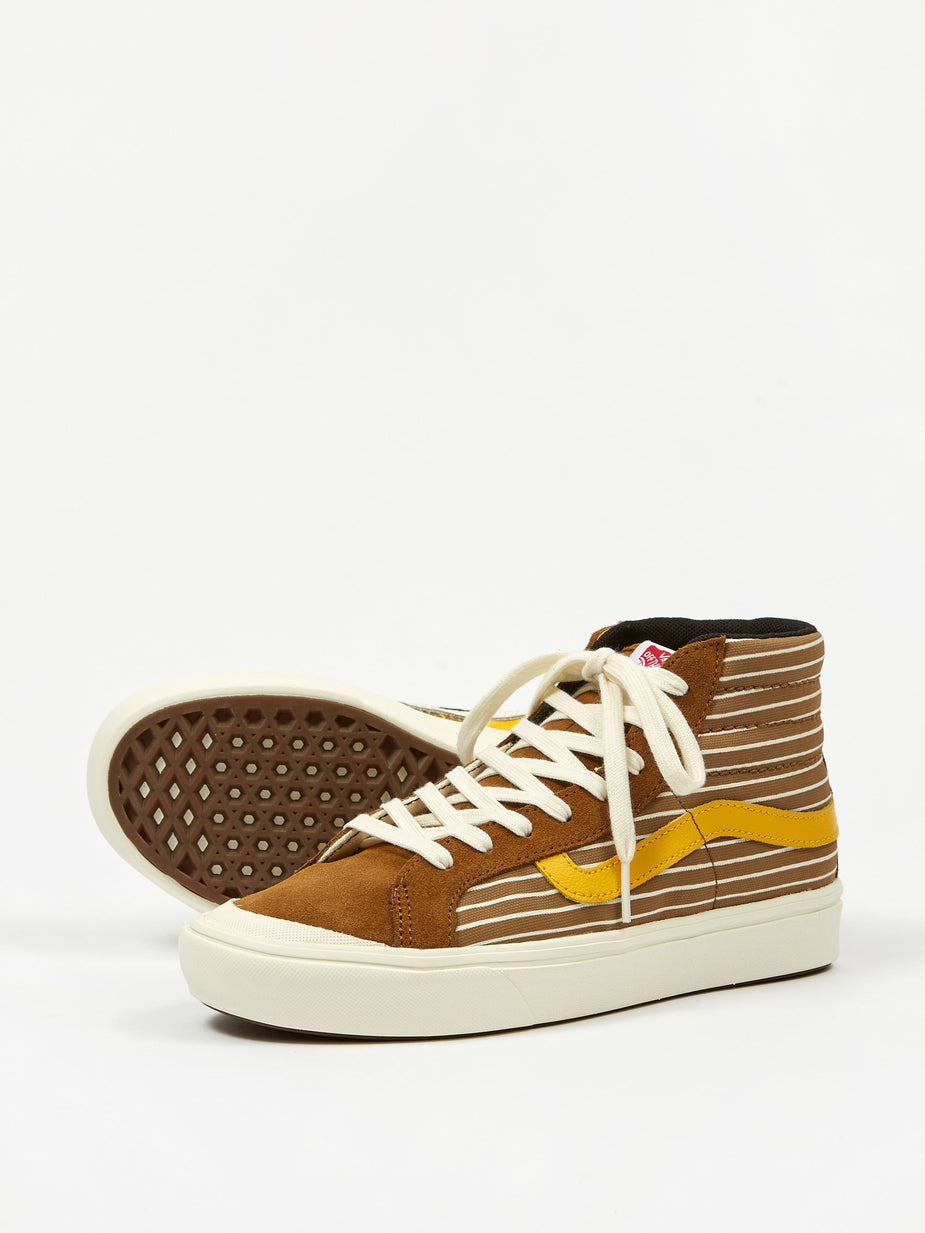 Vans Vans Comfycush Style 138 LX - (Suede/Canvas) Breen/Gold - Gold