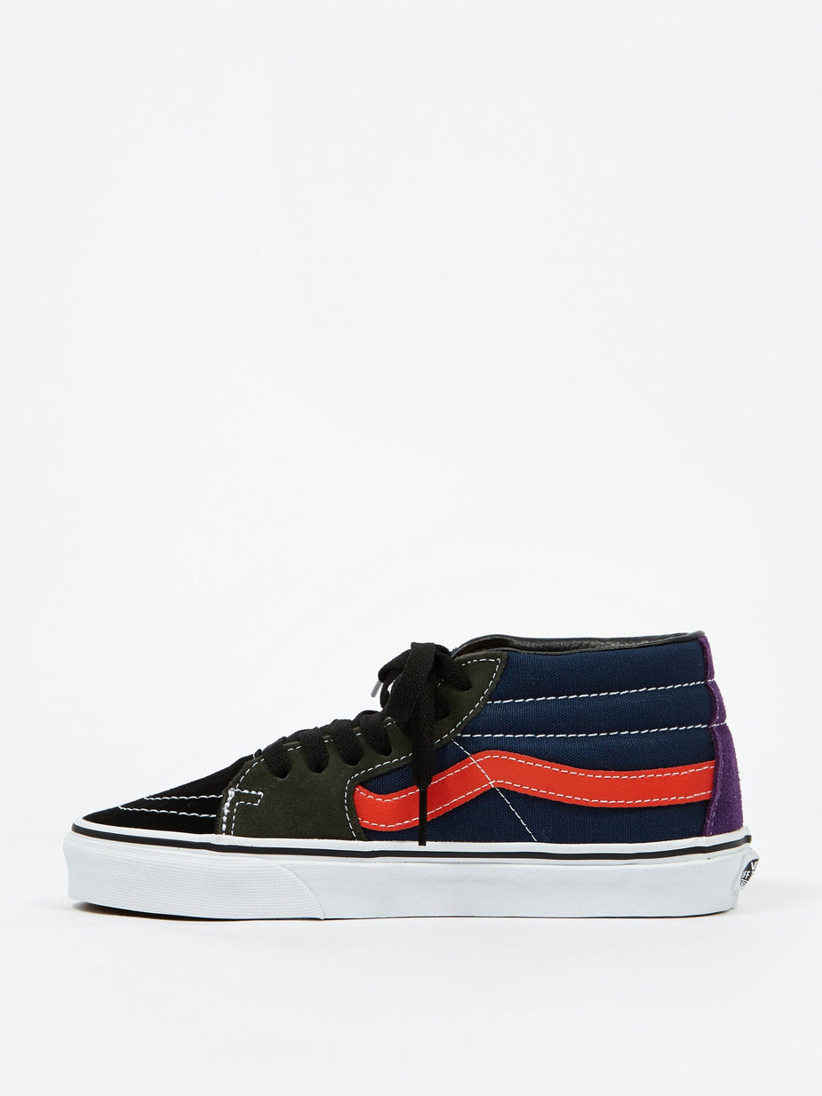 Vans Vans UA Sk8 Mid - Violet Indigo/Forest Night - Purple